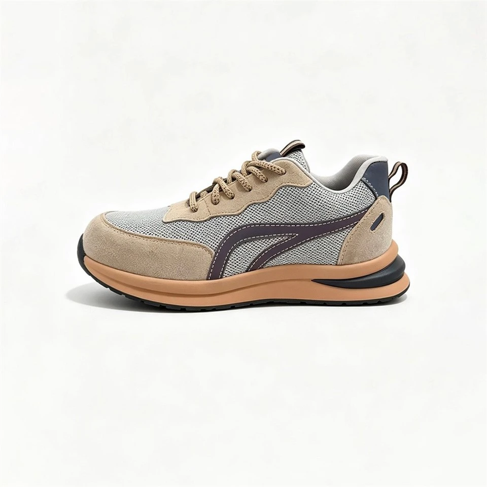 Breathable Suede Steel Toe Safety Shoes Lightweight Sneakers For Men suppliers